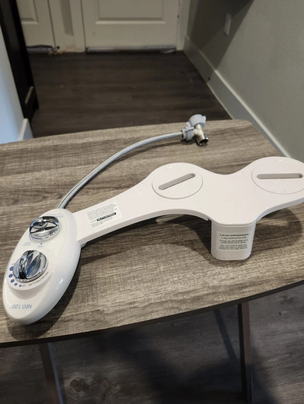 LUXE Bidet Neo 120 - Self Cleaning Nozzle - Fresh Water Non-Electric Mechanical